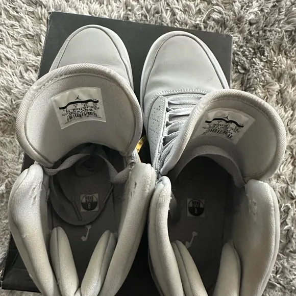 Air Jordan Gray High-Top Sneakers
