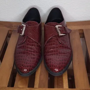 Aldo crocodile dress shoes with strape