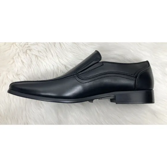 ALDO Nireven Loafer Men's Size 7.5 Black Dress Shoes Square Toe Slip On NWT
