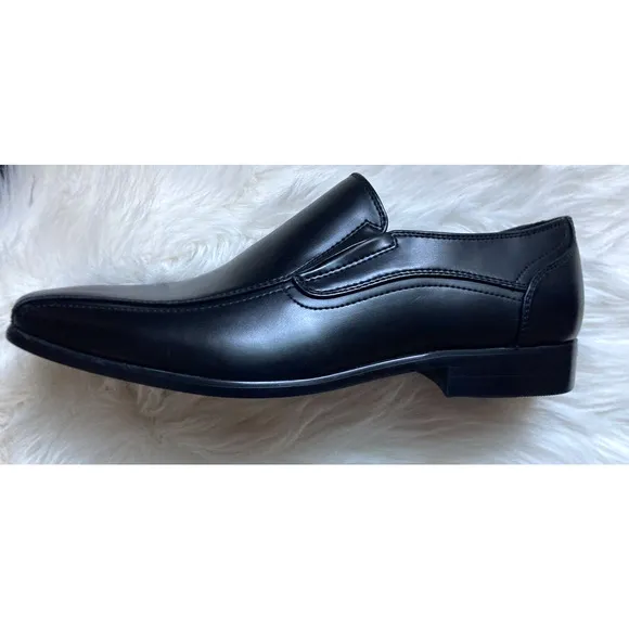 ALDO Nireven Loafer Men's Size 7.5 Black Dress Shoes Square Toe Slip On NWT