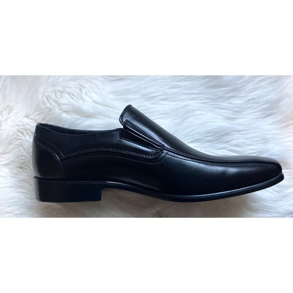 ALDO Nireven Loafer Men's Size 7.5 Black Dress Shoes Square Toe Slip On NWT