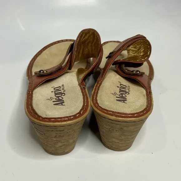 Alegria Lola Cognac sandals comfort Shoes size 41
