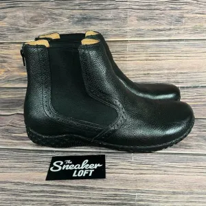 Alegria Men's Jony Black Leather Slip On Chukka Boots