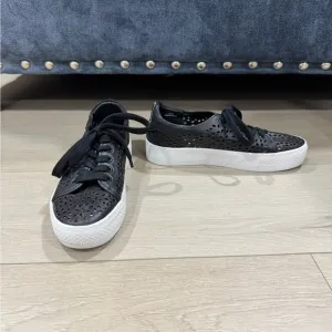 Alice   Olivia Platform Leather Sneakers