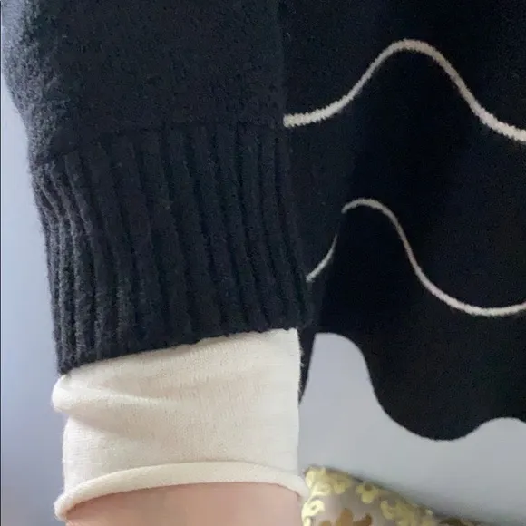 ALICE OLIVIA  Riva Striped Knit Hooded Sweater  XS
