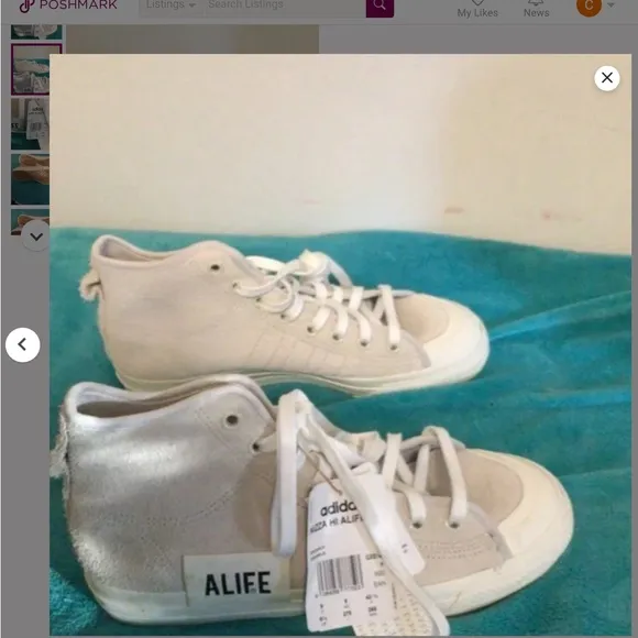 ALIFE ADIDAS SNEAKERS SZ 9.5 NWT