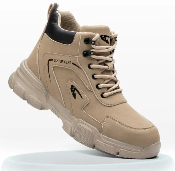 All-Season Labor Protection Shoes Anti-smash Anti-puncture Waterproof Lightweight Safety Shoes Work/Outdoor Safety Shoes