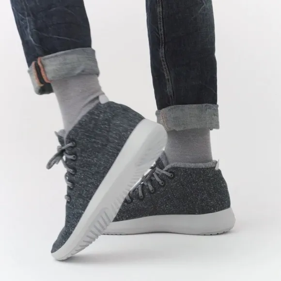 ALLBIRDS CLASSICS: Natural Grey (Light Grey Sole) Wool Runner Up Mizzle