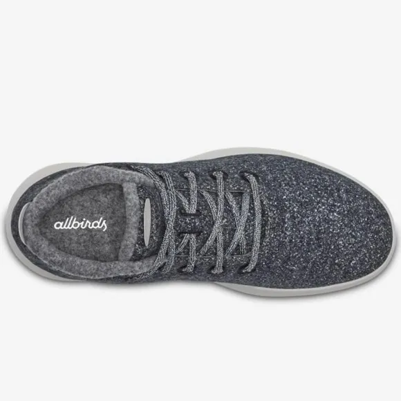 ALLBIRDS CLASSICS: Natural Grey (Light Grey Sole) Wool Runner Up Mizzle
