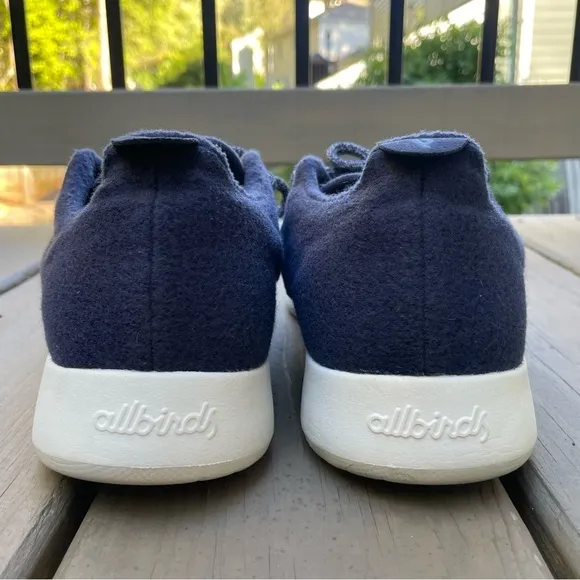 Allbirds Hazy Indigo Blizzard Sole merino wool runners shoes size 13