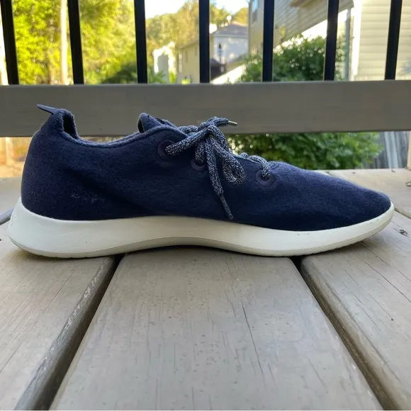 Allbirds Hazy Indigo Blizzard Sole merino wool runners shoes size 13
