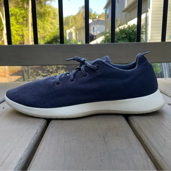 Allbirds Hazy Indigo Blizzard Sole merino wool runners shoes size 13