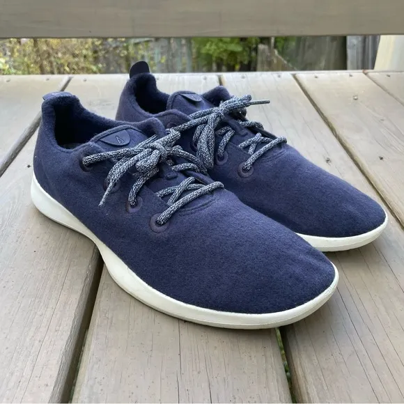 Allbirds Hazy Indigo Blizzard Sole merino wool runners shoes size 13
