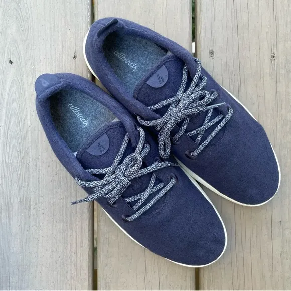 Allbirds Hazy Indigo Blizzard Sole merino wool runners shoes size 13