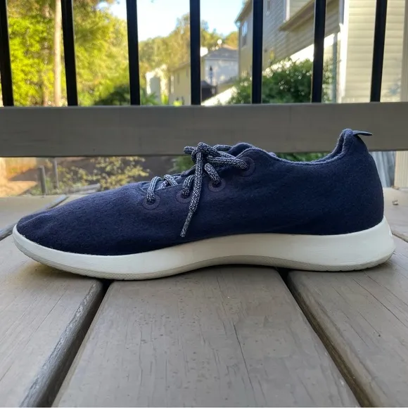 Allbirds Hazy Indigo Blizzard Sole merino wool runners shoes size 13