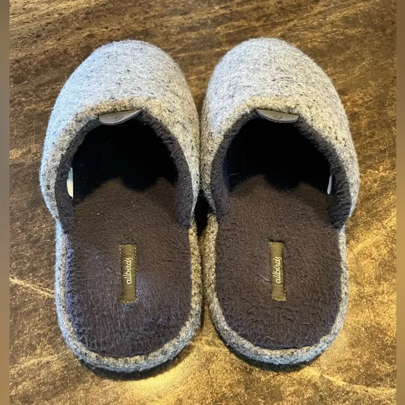 Allbirds Men’ 9-10 Women’s 10-11 Wool Dwellers slippers gray slides shoes