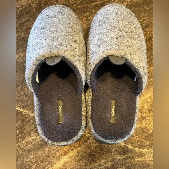Allbirds Men’ 9-10 Women’s 10-11 Wool Dwellers slippers gray slides shoes