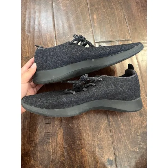 Allbirds Men’s Wool Runners Black size 9