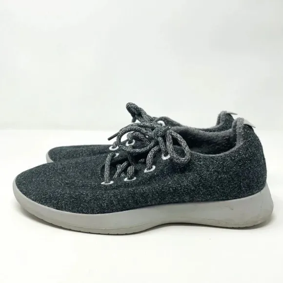 Allbirds Merino Wool Runners Shoes Natural Grey Sz 9