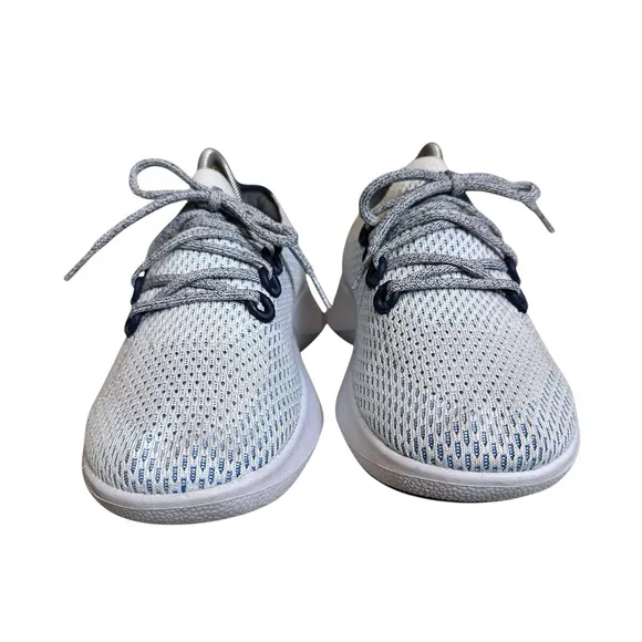 Allbirds TD Tree Dasher Women's Sneakers Shoes Blue White Mesh Size 9.5 EUC