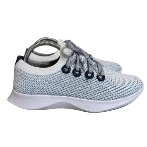 Allbirds TD Tree Dasher Women's Sneakers Shoes Blue White Mesh Size 9.5 EUC