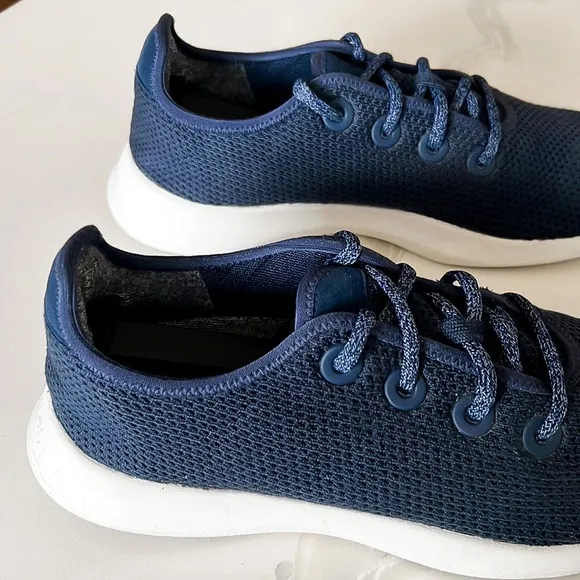 Allbirds Tree Runner Blue Running Sneakers Shoes Mens Sz 9