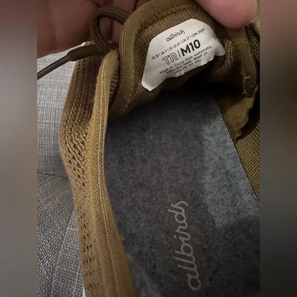 Allbirds tree runner size 10