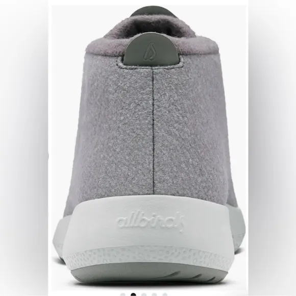 Allbirds women’s Wool Runner-Up Mizzle Light Gray high top shoes NIB