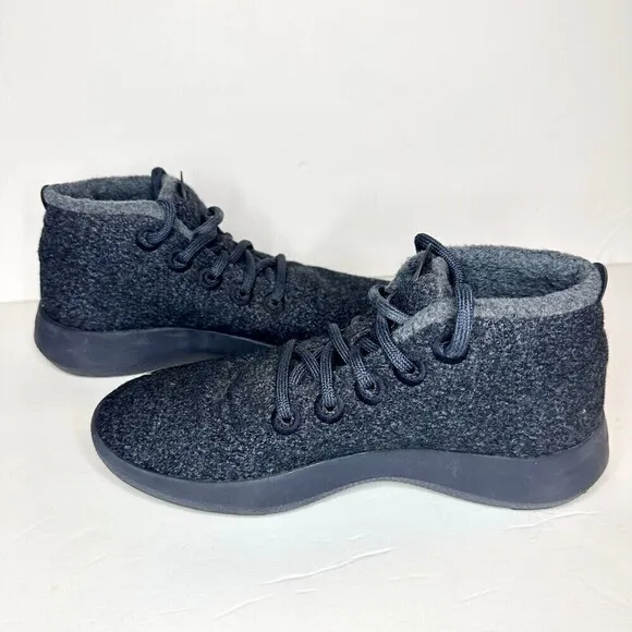 Allbirds Wool Runner-Up Mizzle High Top Savanna Night Navy Womens Size 7
