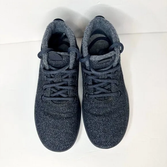 Allbirds Wool Runner-Up Mizzle High Top Savanna Night Navy Womens Size 7
