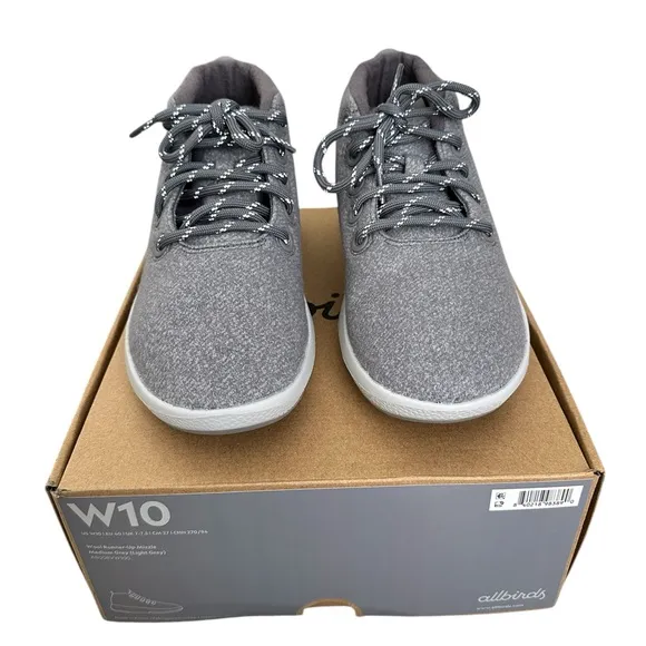 ALLBIRDS Wool Runner-Up Mizzle Water-Repellent High-Top Sneaker Women Sz 10 $145