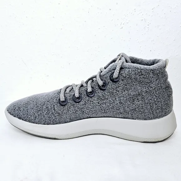Allbirds Wool Runner-Up Mizzles High Top Sneaker in Gray Size 8