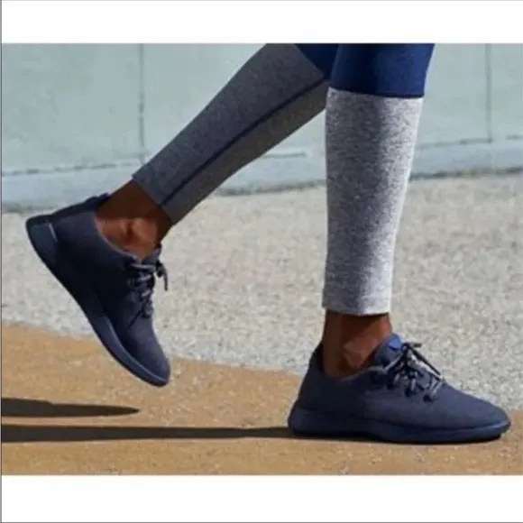 Allbirds X Outdoor Voices Wool Runners in Navy