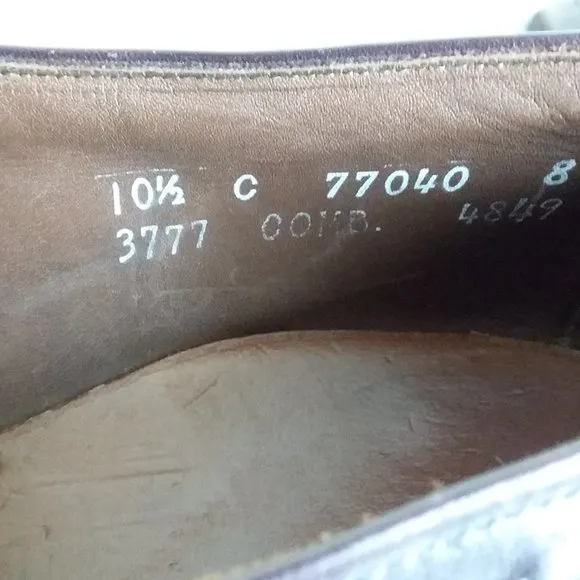 Allen Edmonds Arlignton Slip On Shoes Size 10.5 C