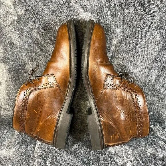 Allen Edmonds Bellevue Mens Brown Leather Chukka Ankle Boots 1945 Size 13