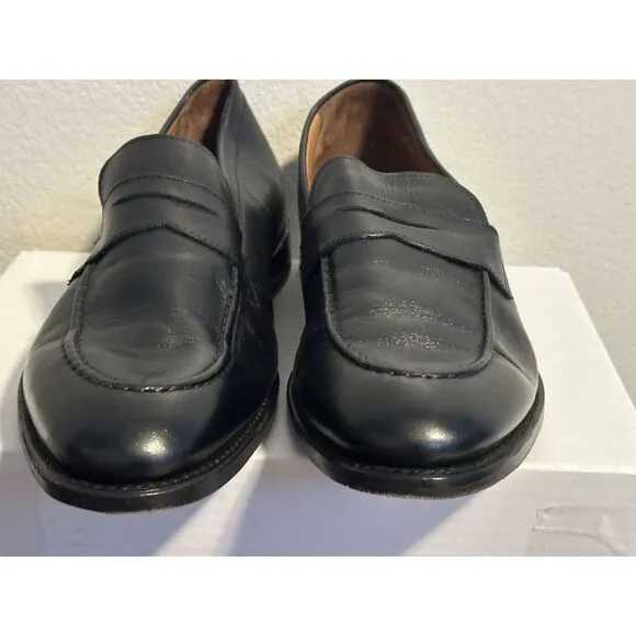 ALLEN EDMONDS  Black Leather Randolph‎ Penny Loafer Dress Shoes 12 D  Slip On