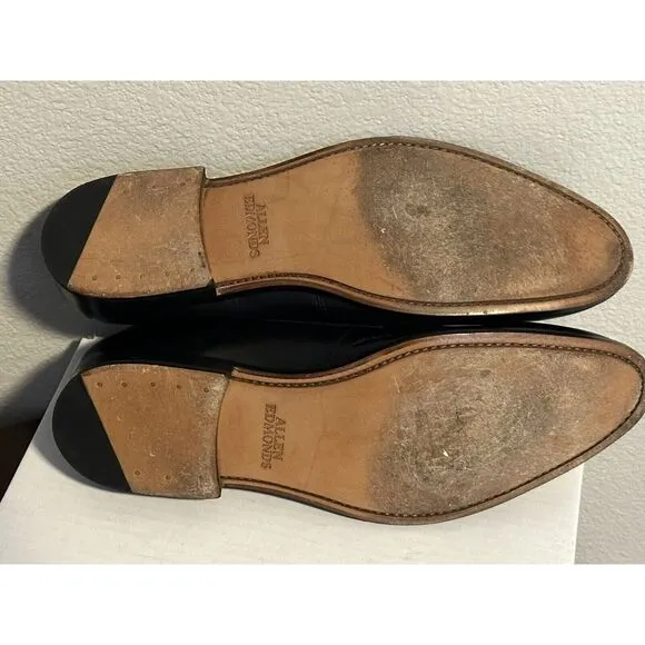 ALLEN EDMONDS  Black Leather Randolph‎ Penny Loafer Dress Shoes 12 D  Slip On