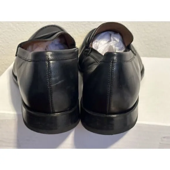 ALLEN EDMONDS  Black Leather Randolph‎ Penny Loafer Dress Shoes 12 D  Slip On