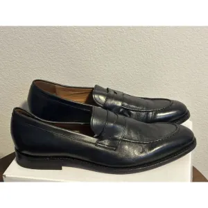 ALLEN EDMONDS  Black Leather Randolph‎ Penny Loafer Dress Shoes 12 D  Slip On