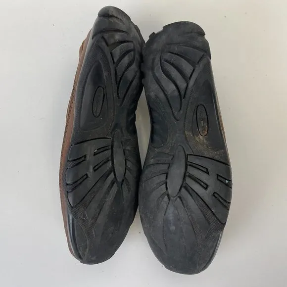Allen Edmonds Boulder Slip On Loafers Leather Browne Mens Size 7.5