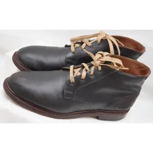 Allen Edmonds Dark Brown Odenwald 8955 US 10D Chukka Shoes Leather Ankle Boots