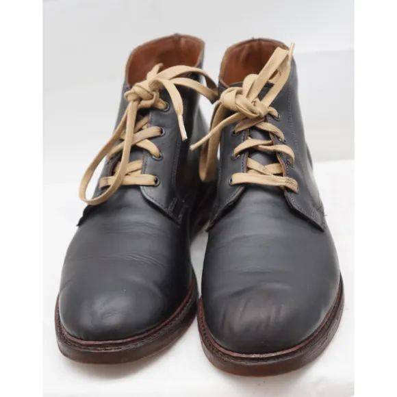 Allen Edmonds Dark Brown Odenwald 8955 US 10D Chukka Shoes Leather Ankle Boots