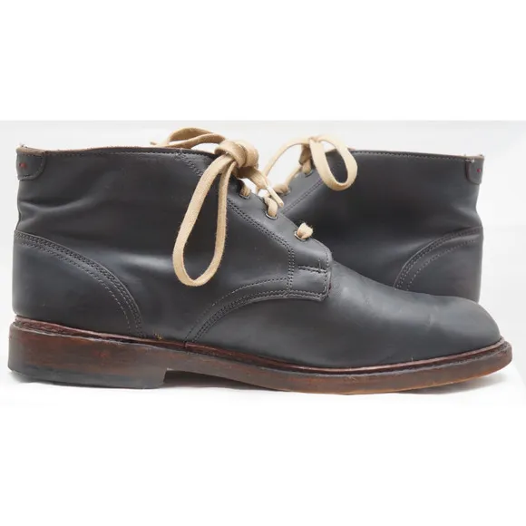 Allen Edmonds Dark Brown Odenwald 8955 US 10D Chukka Shoes Leather Ankle Boots