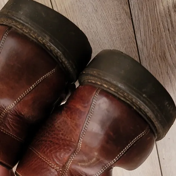 ALLEN‎ EDMONDS Kirkwood Brown Leather Sz 9 EEE Chukka Boots Shoes