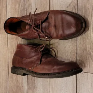 ALLEN‎ EDMONDS Kirkwood Brown Leather Sz 9 EEE Chukka Boots Shoes