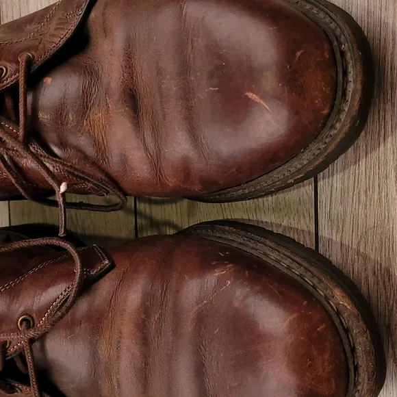 ALLEN‎ EDMONDS Kirkwood Brown Leather Sz 9 EEE Chukka Boots Shoes