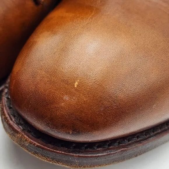 Allen Edmonds Leather Kenilworth Comfort Dress Oxford Shoes Brown 10.5 Lace READ