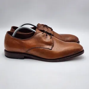 Allen Edmonds Leather Kenilworth Comfort Dress Oxford Shoes Brown 10.5 Lace READ
