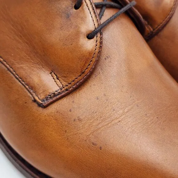 Allen Edmonds Leather Kenilworth Comfort Dress Oxford Shoes Brown 10.5 Lace READ