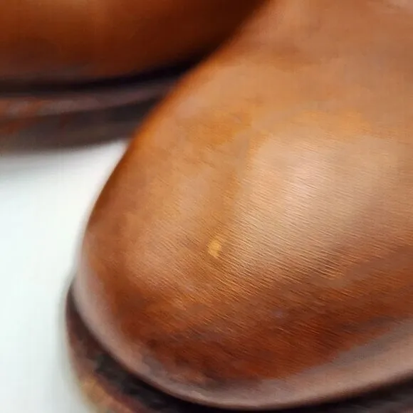 Allen Edmonds Leather Kenilworth Comfort Dress Oxford Shoes Brown 10.5 Lace READ
